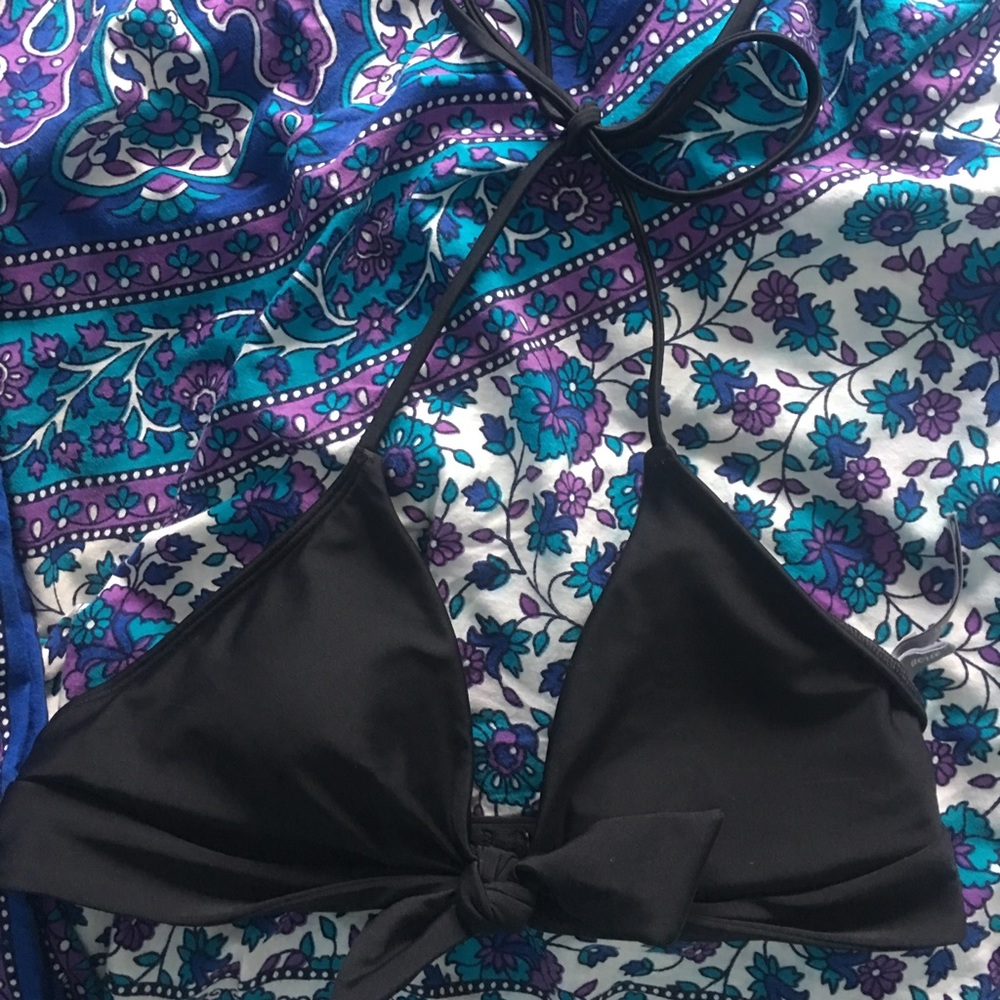 Aerie Black Bikini Top